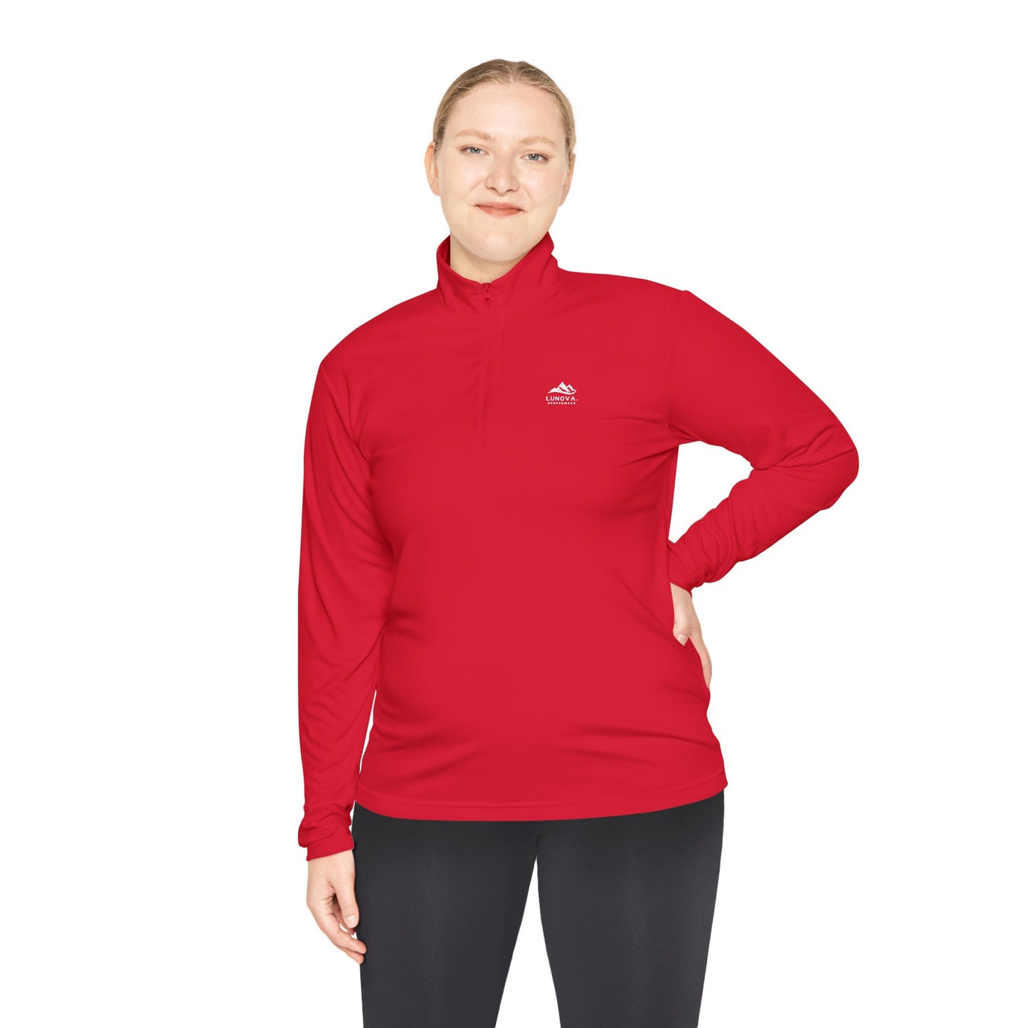 Lunova Unisex Quarter-Zip Sportswear Pullover – Leicht & Atmungsaktiv