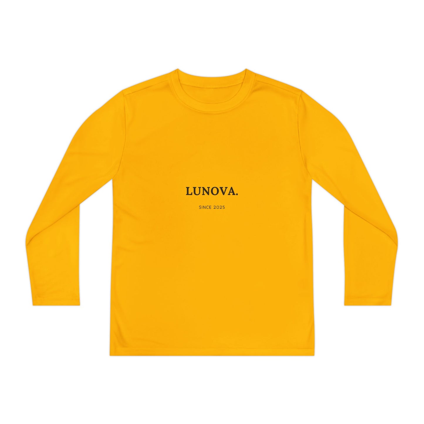 Youth Long Sleeve Tee - LUNOVA Design for Active Kids, Perfect for Sports & Casual Wear