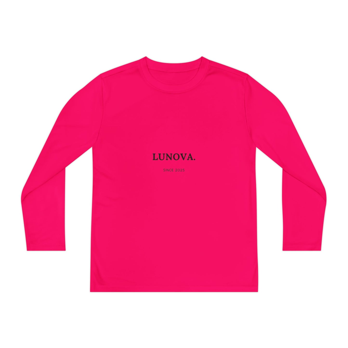 Youth Long Sleeve Tee - LUNOVA Design for Active Kids, Perfect for Sports & Casual Wear