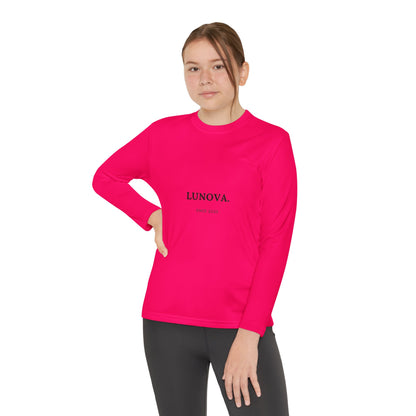 Youth Long Sleeve Tee - LUNOVA Design for Active Kids, Perfect for Sports & Casual Wear