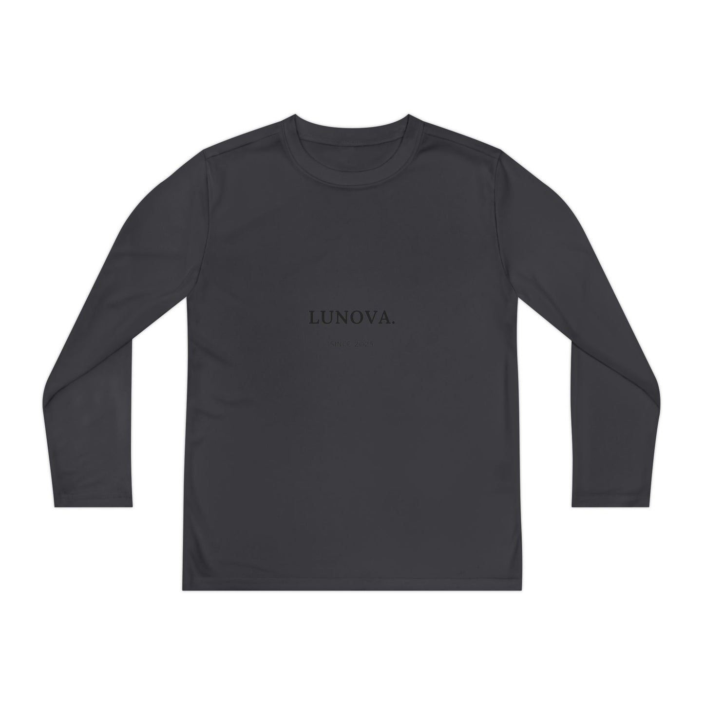 Youth Long Sleeve Tee - LUNOVA Design for Active Kids, Perfect for Sports & Casual Wear