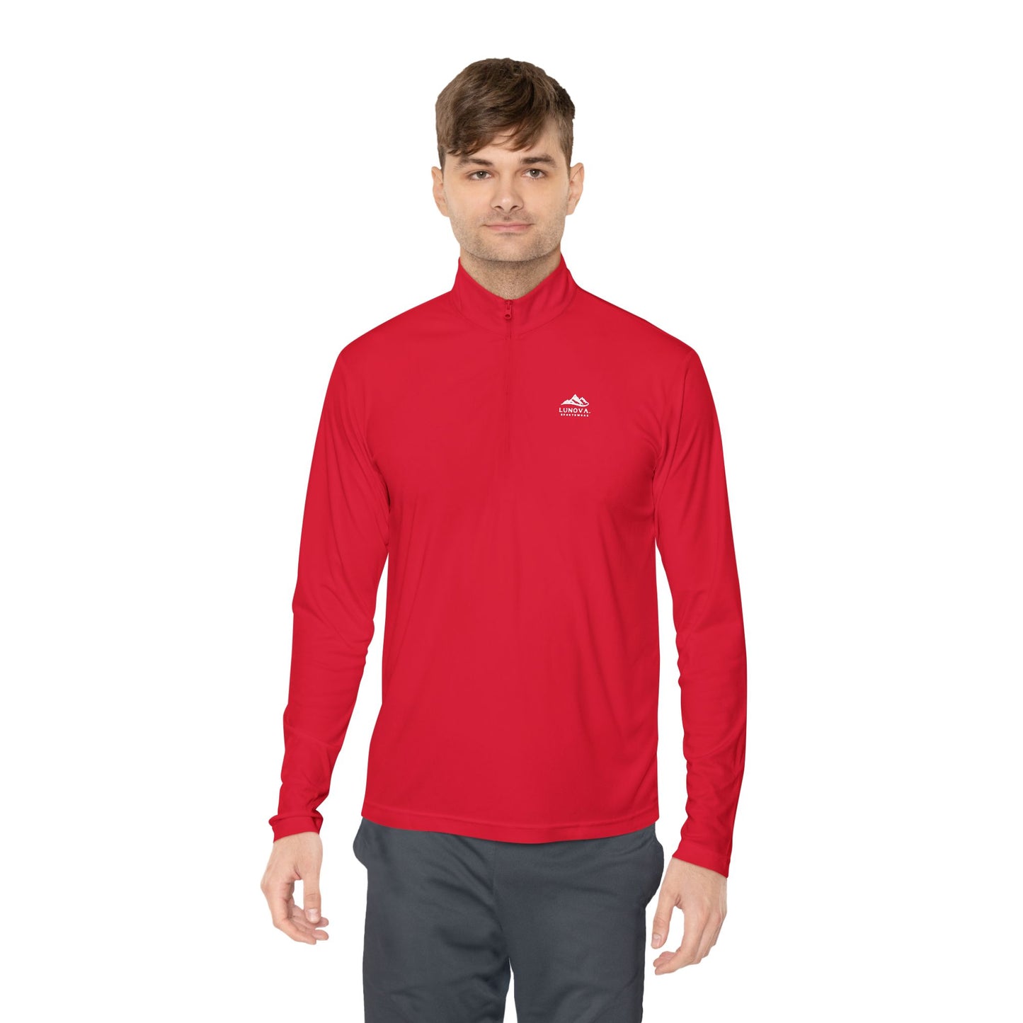 Lunova Unisex Quarter-Zip Sportswear Pullover – Leicht & Atmungsaktiv