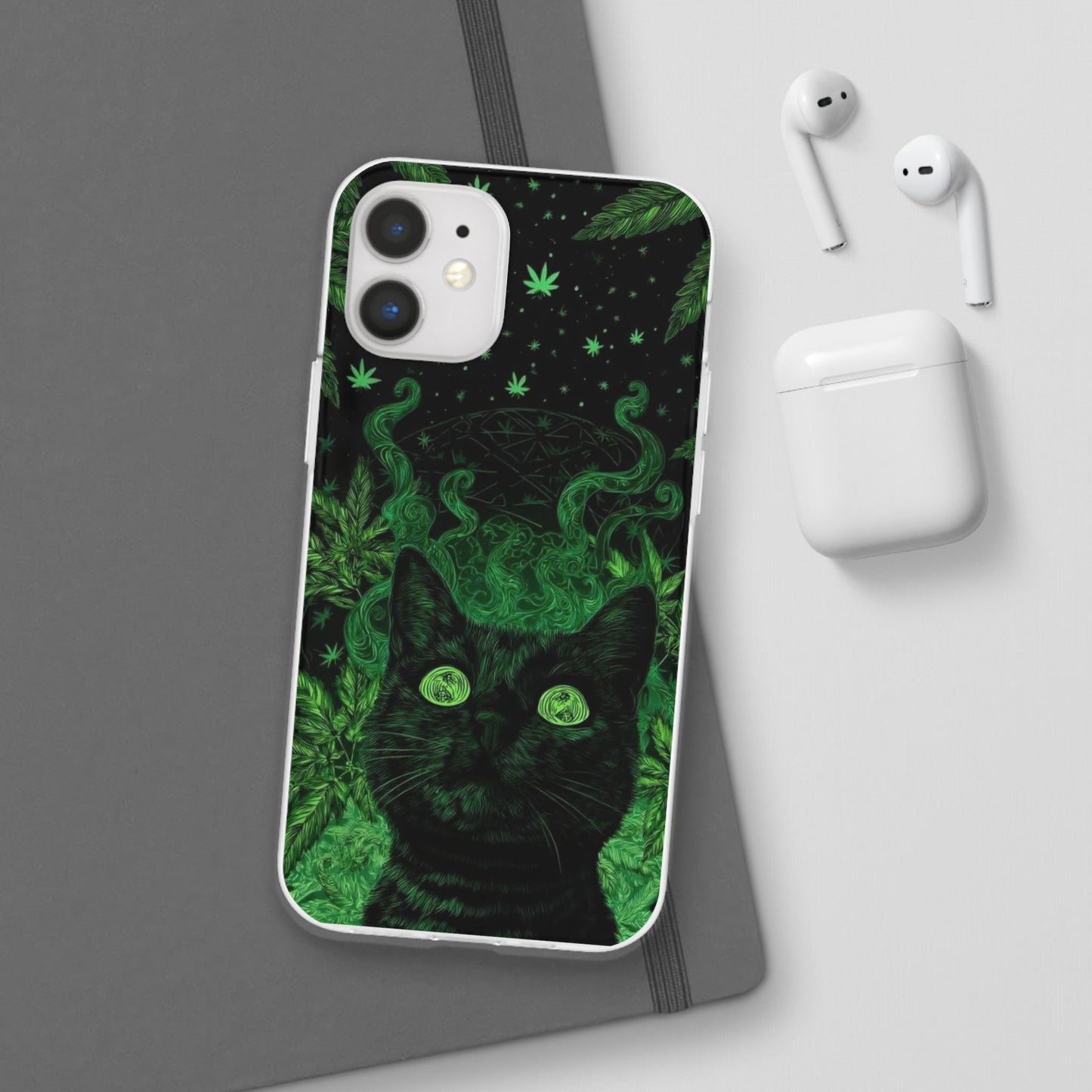 Trippy Cat Vibes Phone Case