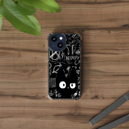 Künstlerische Klarsichthülle mit Einzigartigem Katzendesign