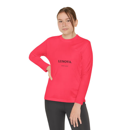 Youth Long Sleeve Tee - LUNOVA Design for Active Kids, Perfect for Sports & Casual Wear