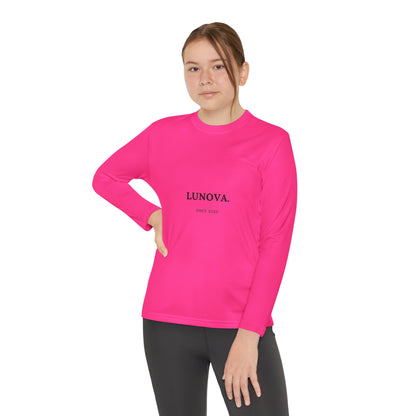 Youth Long Sleeve Tee - LUNOVA Design for Active Kids, Perfect for Sports & Casual Wear
