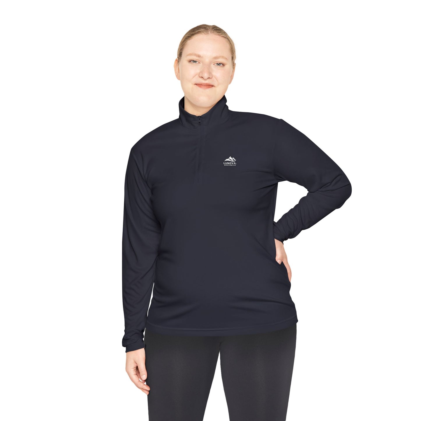 Lunova Unisex Quarter-Zip Sportswear Pullover – Leicht & Atmungsaktiv