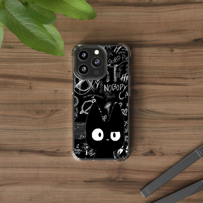 Künstlerische Klarsichthülle mit Einzigartigem Katzendesign