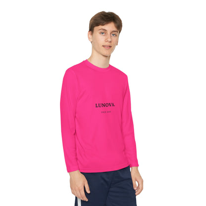 Youth Long Sleeve Tee - LUNOVA Design for Active Kids, Perfect for Sports & Casual Wear