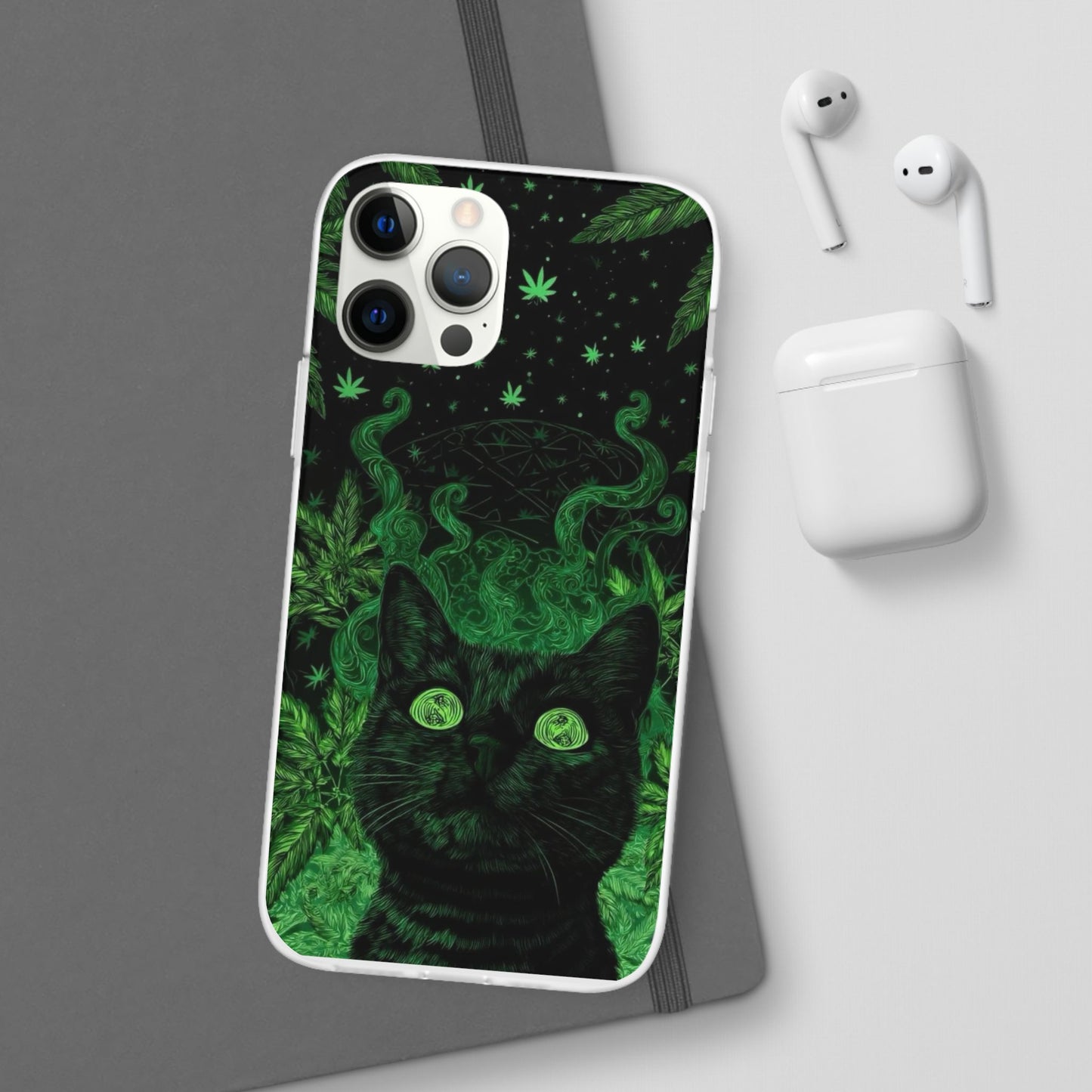 Trippy Cat Vibes Phone Case