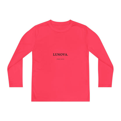 Youth Long Sleeve Tee - LUNOVA Design for Active Kids, Perfect for Sports & Casual Wear