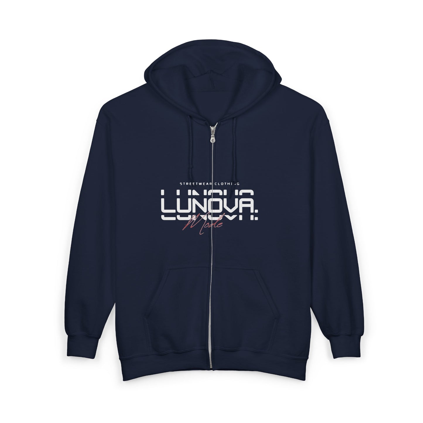 Lunova Streetwear Zip Hoodie – Unisex, Bequem & Stylisch