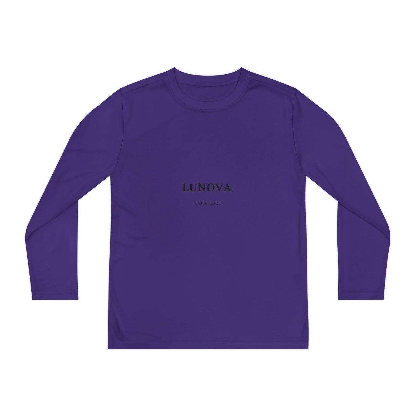 Youth Long Sleeve Tee - LUNOVA Design for Active Kids, Perfect for Sports & Casual Wear
