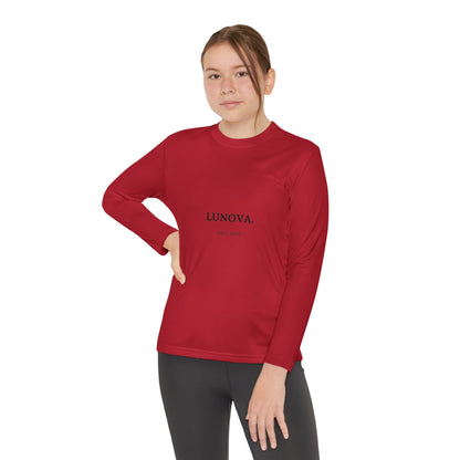 Youth Long Sleeve Tee - LUNOVA Design for Active Kids, Perfect for Sports & Casual Wear