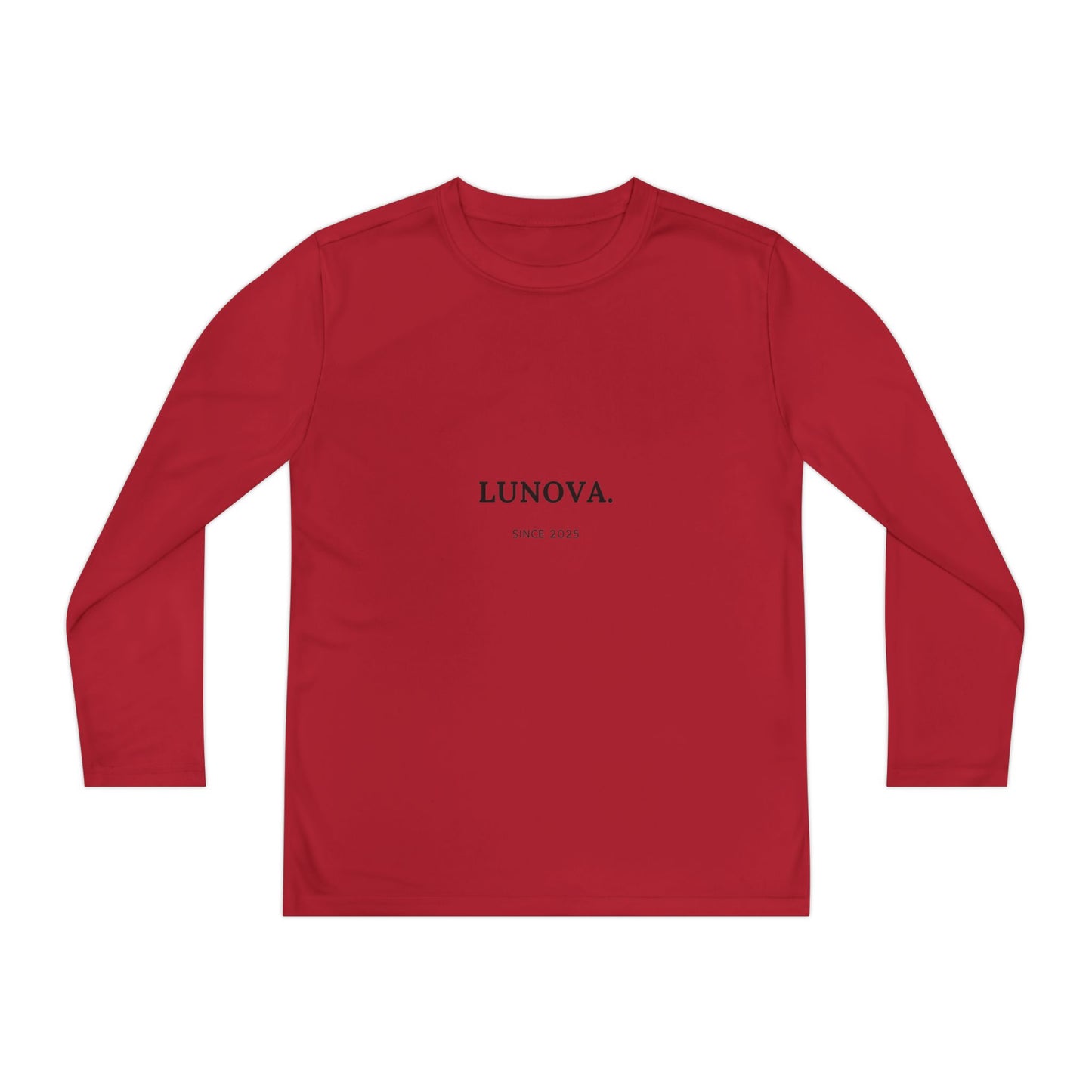 Youth Long Sleeve Tee - LUNOVA Design for Active Kids, Perfect for Sports & Casual Wear