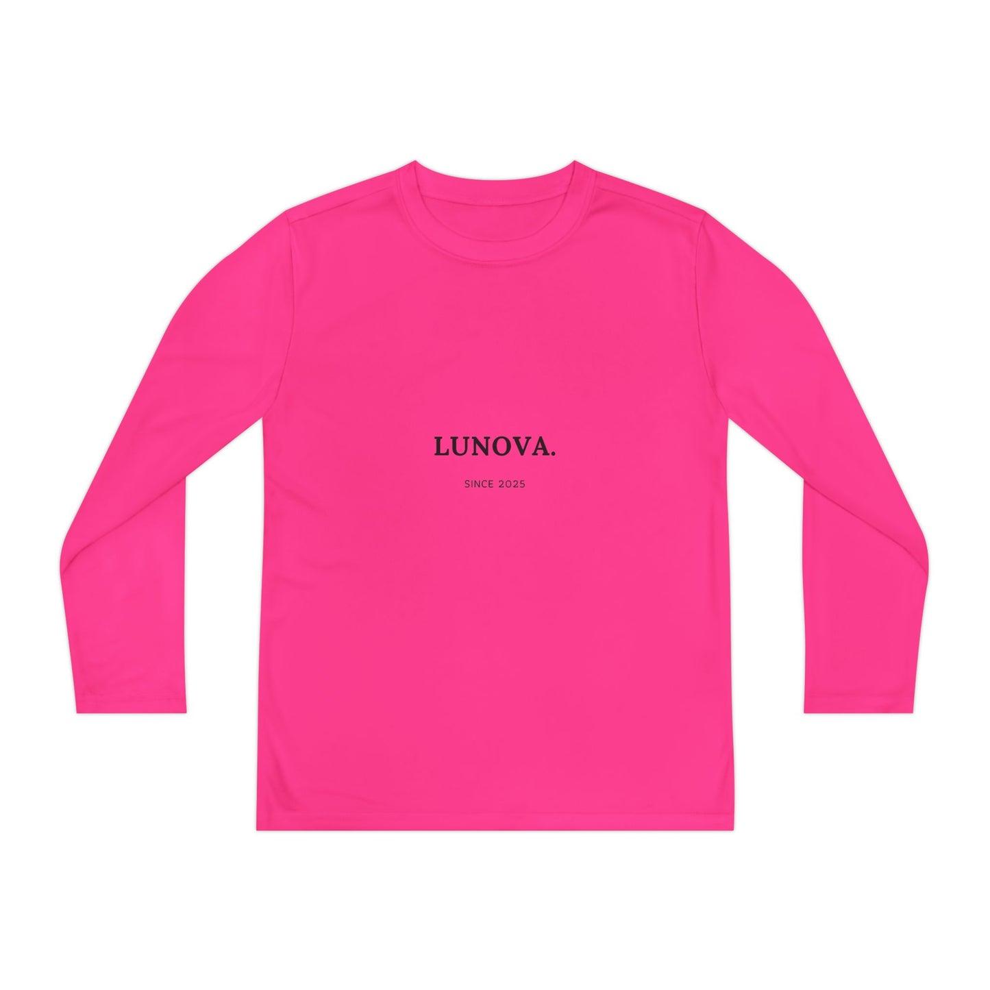 Youth Long Sleeve Tee - LUNOVA Design for Active Kids, Perfect for Sports & Casual Wear