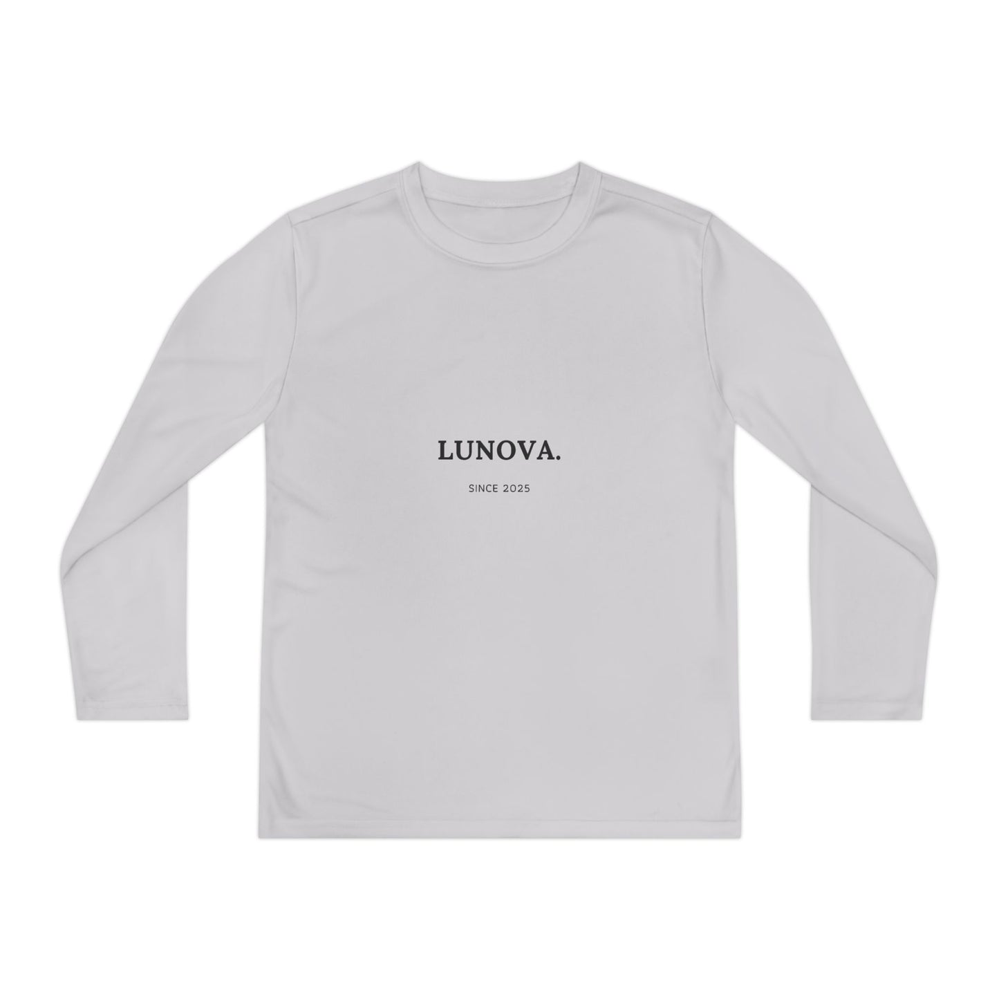 Youth Long Sleeve Tee - LUNOVA Design for Active Kids, Perfect for Sports & Casual Wear