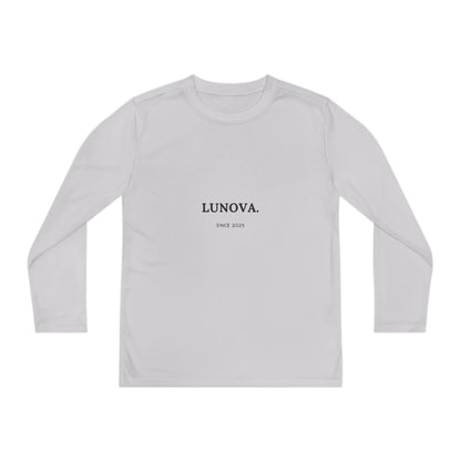 Youth Long Sleeve Tee - LUNOVA Design for Active Kids, Perfect for Sports & Casual Wear