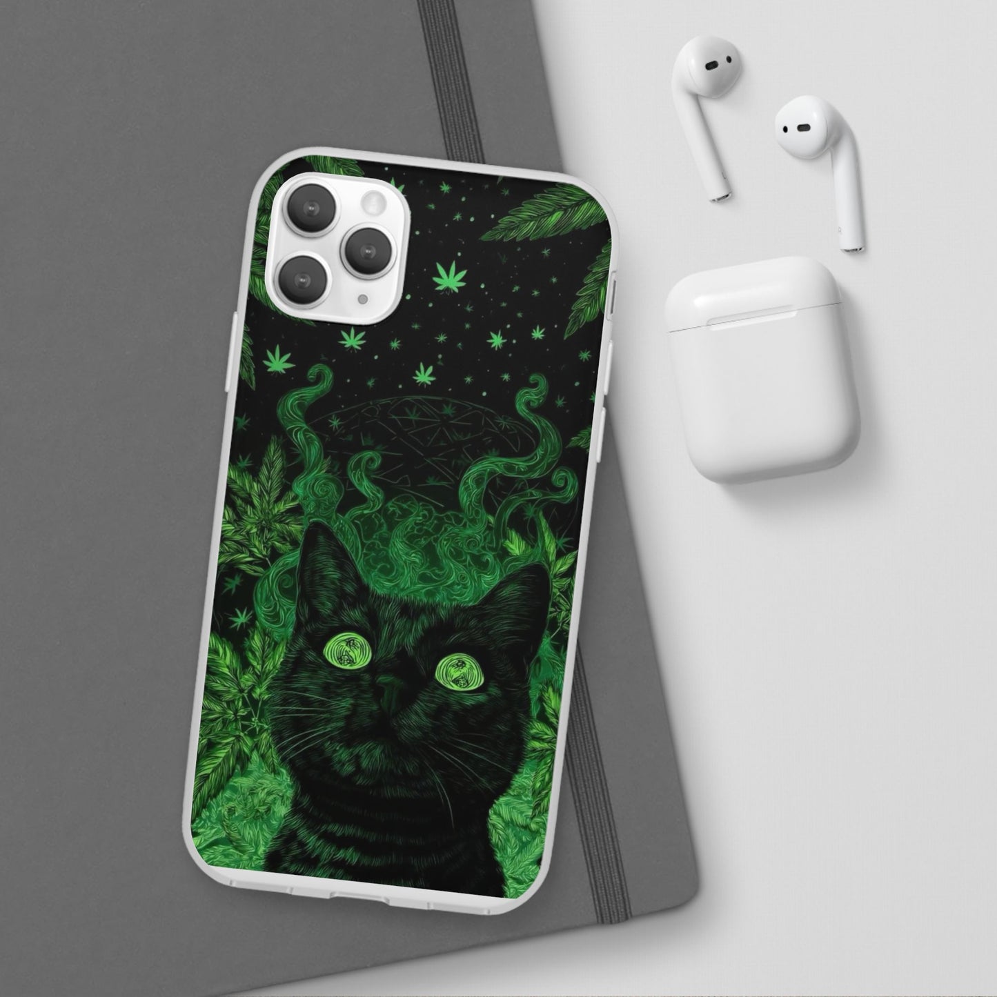 Trippy Cat Vibes Phone Case