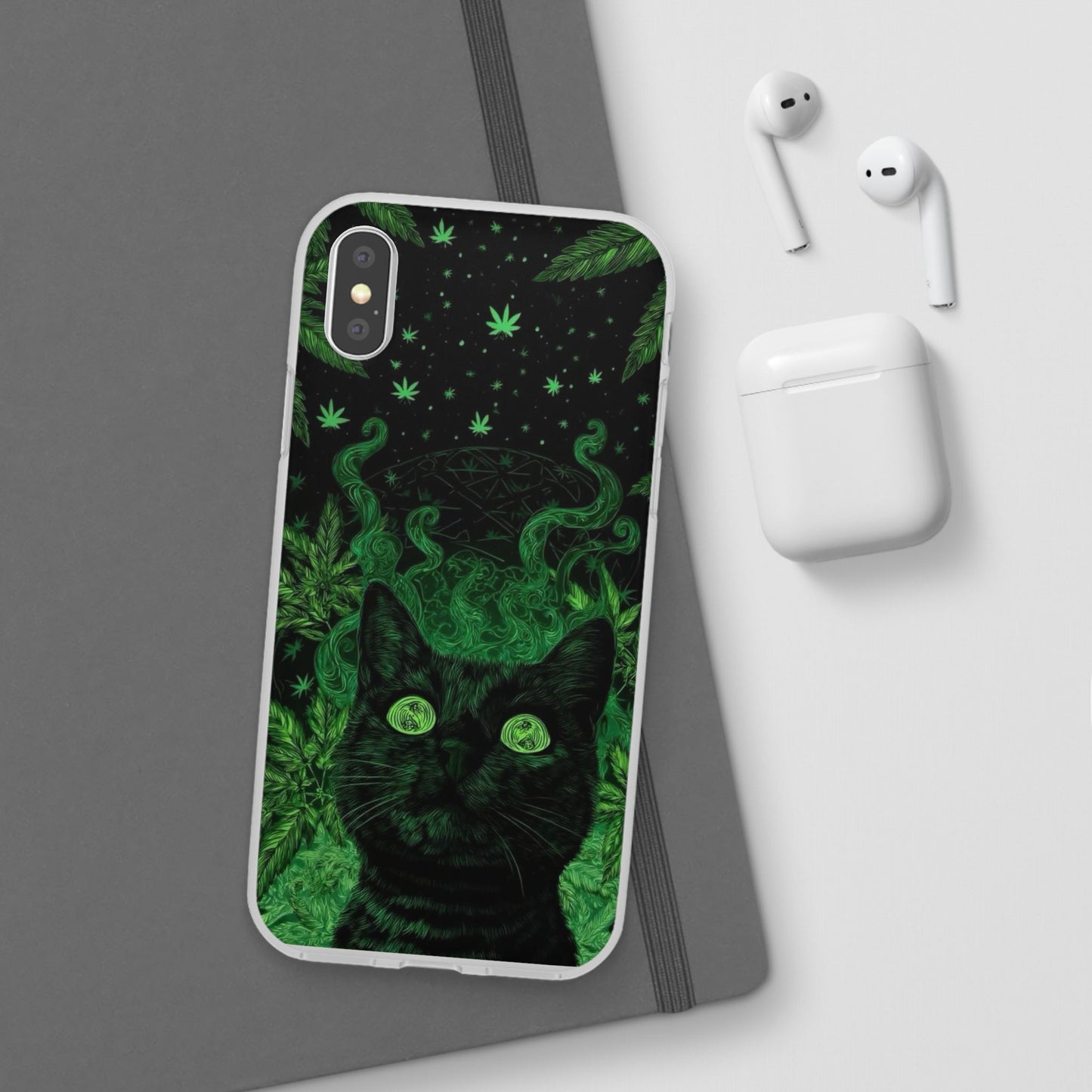 Trippy Cat Vibes Phone Case