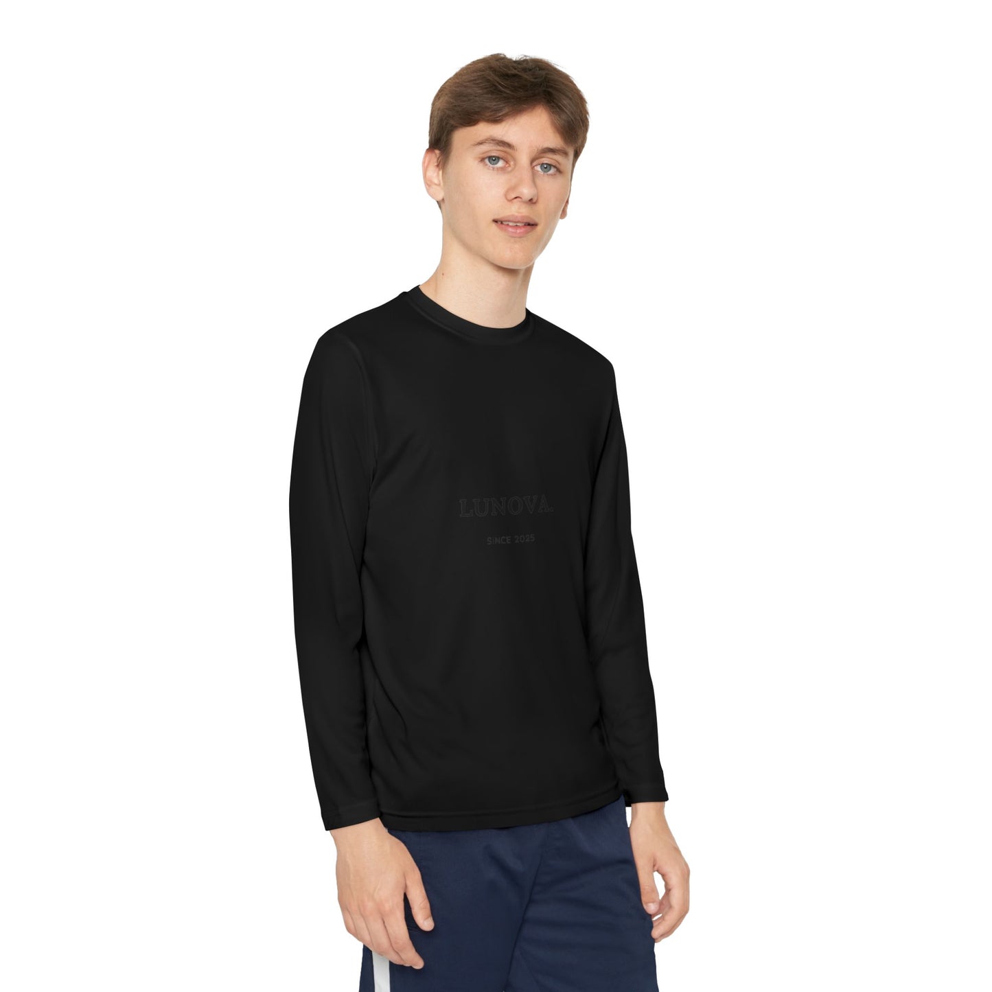 Youth Long Sleeve Tee - LUNOVA Design for Active Kids, Perfect for Sports & Casual Wear