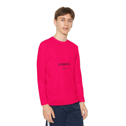 Youth Long Sleeve Tee - LUNOVA Design for Active Kids, Perfect for Sports & Casual Wear