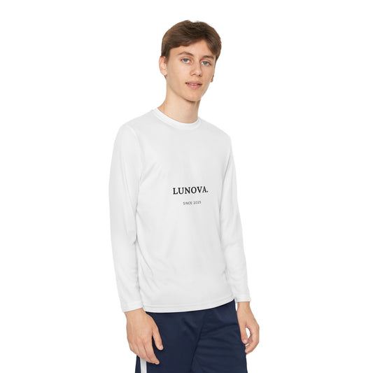 Youth Long Sleeve Tee - LUNOVA Design for Active Kids, Perfect for Sports & Casual Wear