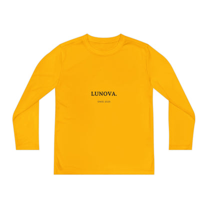 Youth Long Sleeve Tee - LUNOVA Design for Active Kids, Perfect for Sports & Casual Wear