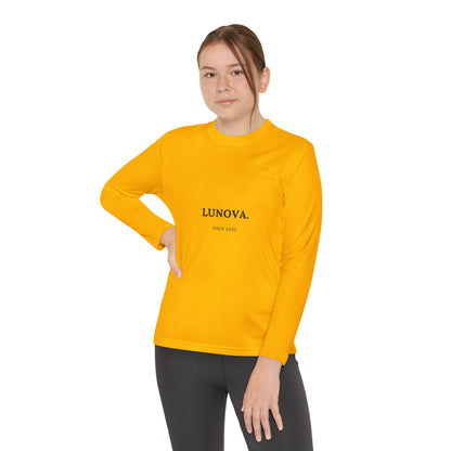 Youth Long Sleeve Tee - LUNOVA Design for Active Kids, Perfect for Sports & Casual Wear
