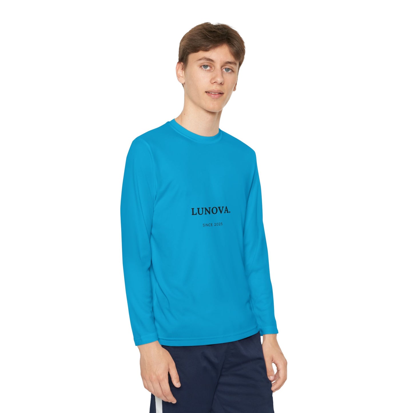 Youth Long Sleeve Tee - LUNOVA Design for Active Kids, Perfect for Sports & Casual Wear