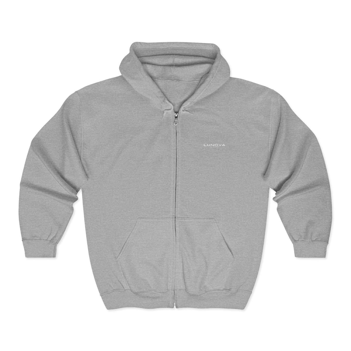 Lunova Streetwear Unisex Zip Hoodie