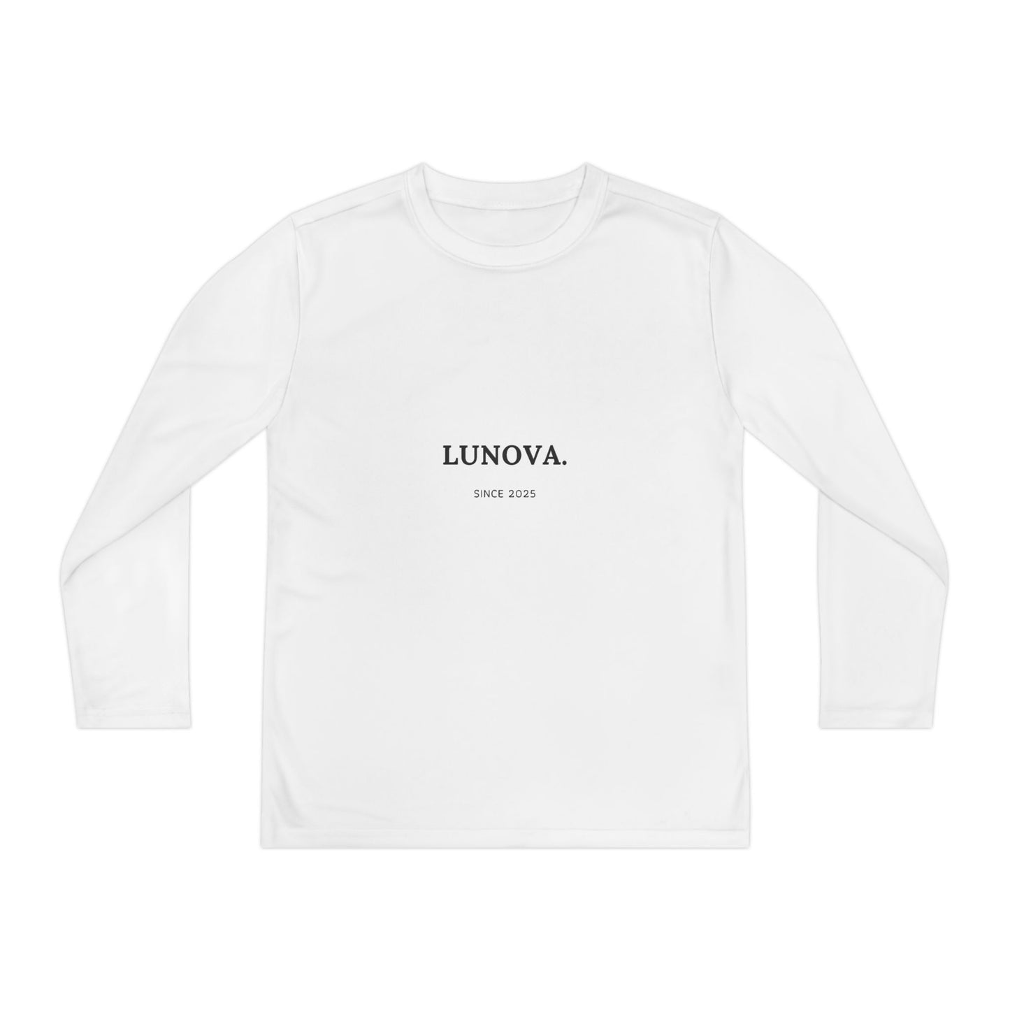 Youth Long Sleeve Tee - LUNOVA Design for Active Kids, Perfect for Sports & Casual Wear