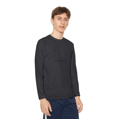 Youth Long Sleeve Tee - LUNOVA Design for Active Kids, Perfect for Sports & Casual Wear