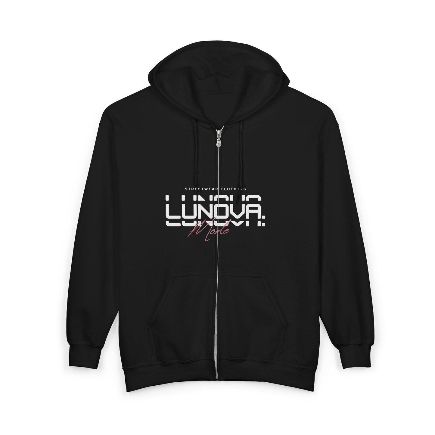 Lunova Streetwear Zip Hoodie – Unisex, Bequem & Stylisch