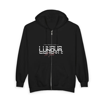 Lunova Streetwear Zip Hoodie – Unisex, Bequem & Stylisch