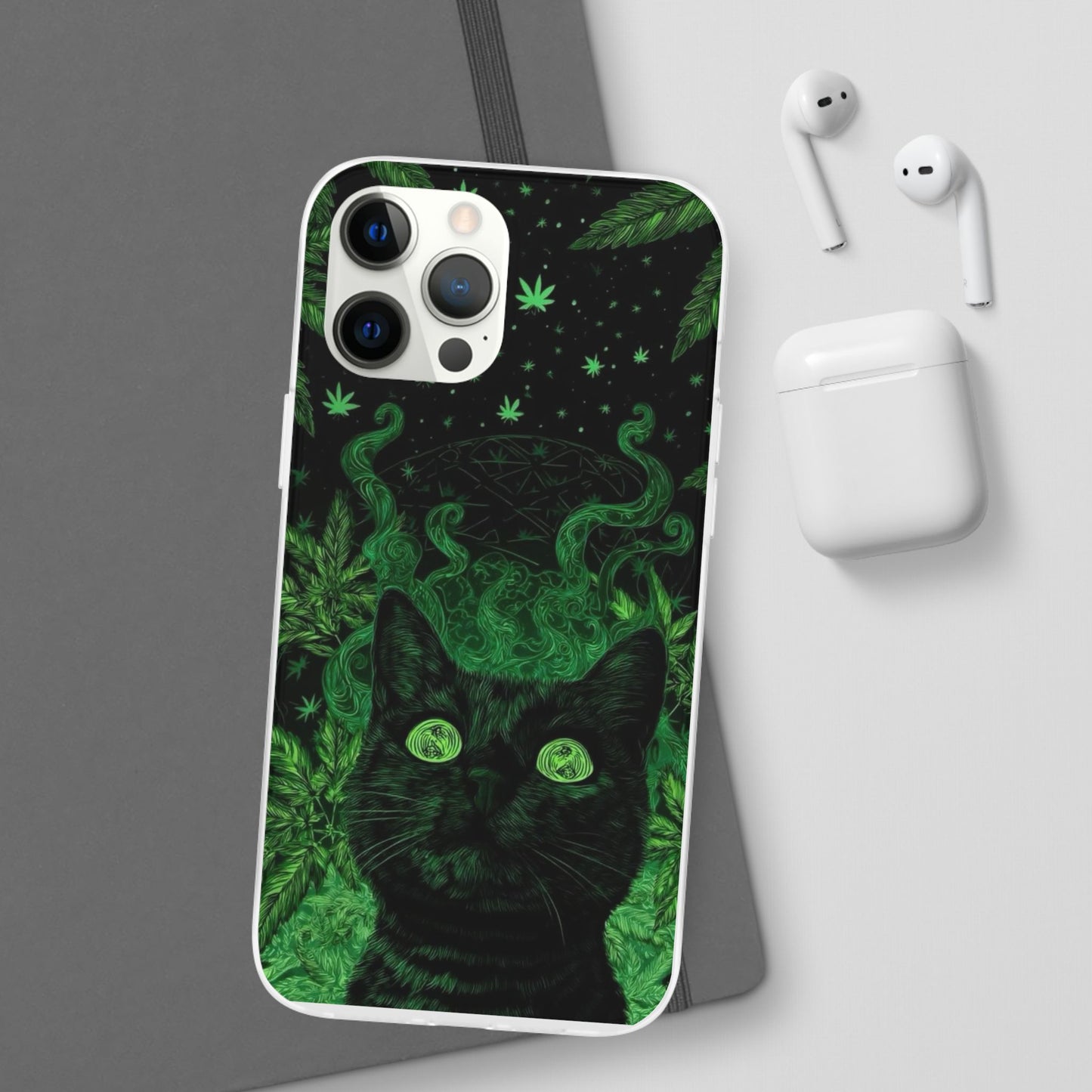 Trippy Cat Vibes Phone Case
