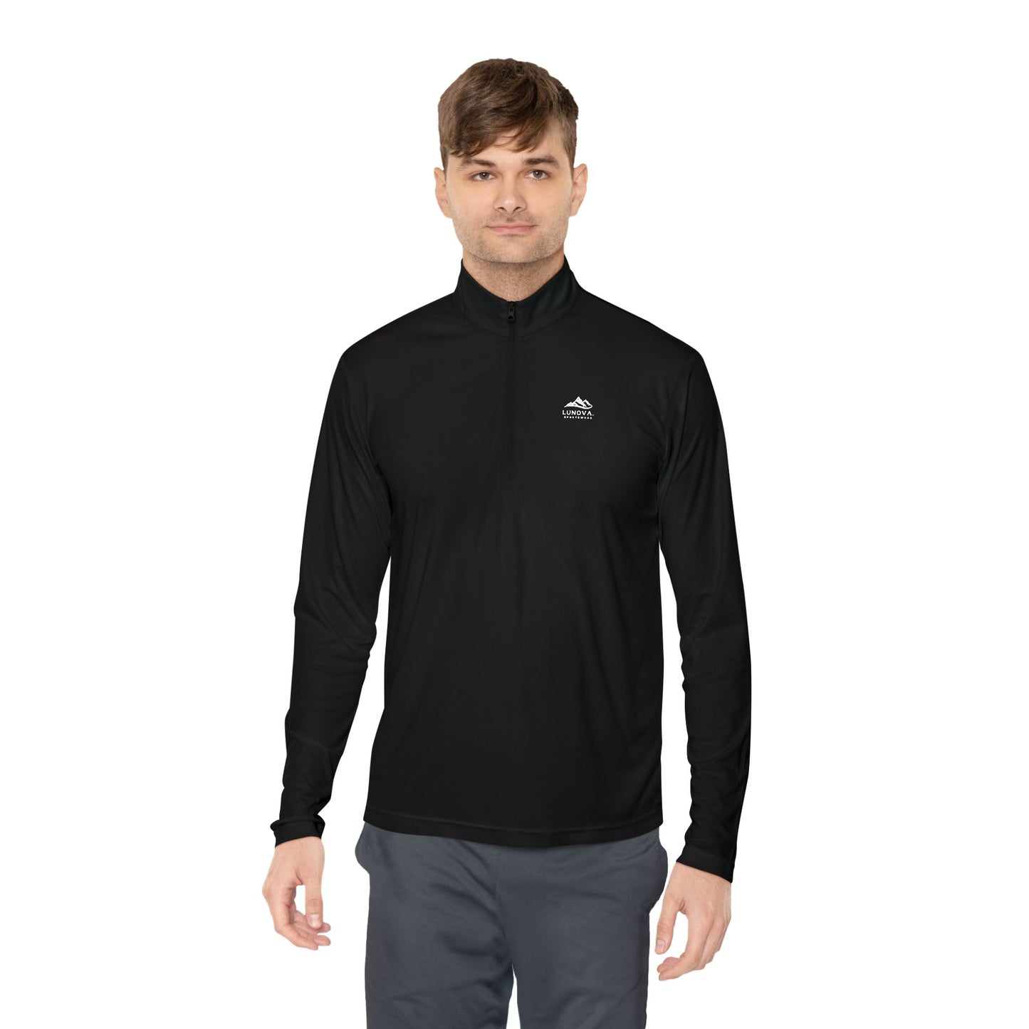Lunova Unisex Quarter-Zip Sportswear Pullover – Leicht & Atmungsaktiv